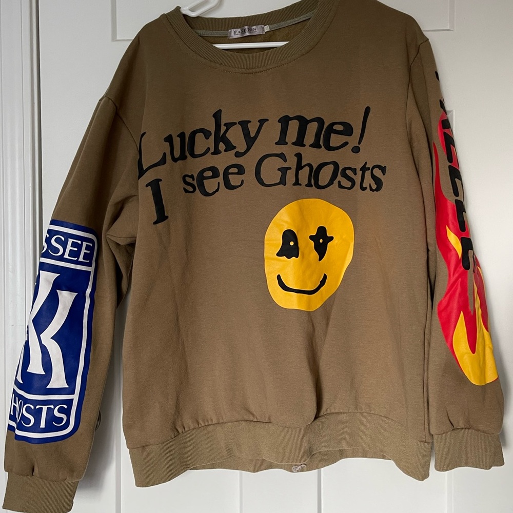 Kanye Lucky Me I See Ghost crewneck